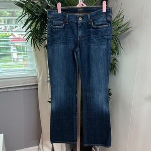 Citizens Of Humanity Dark Blue Straight Leg Jeans